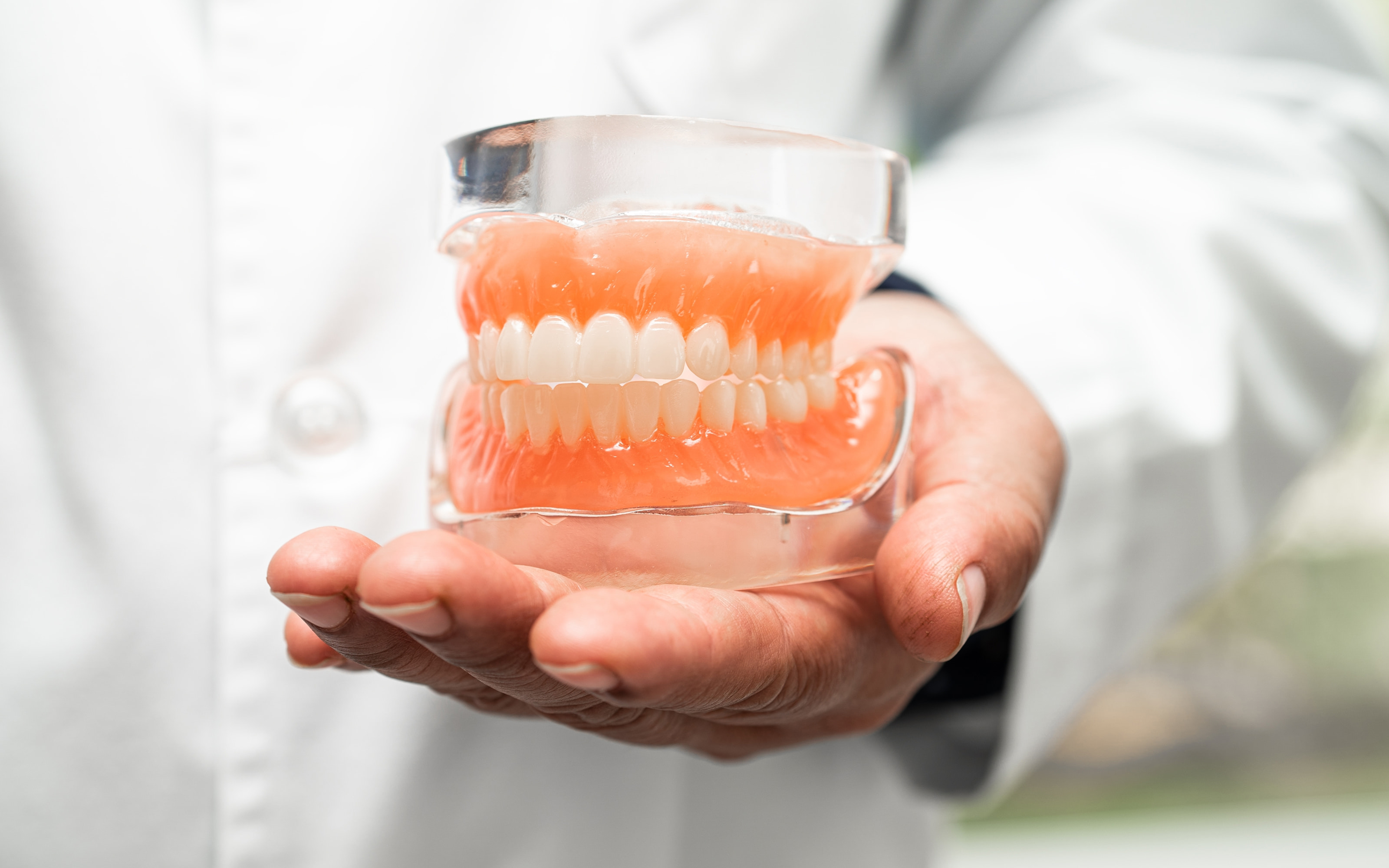 Snap-in dentures